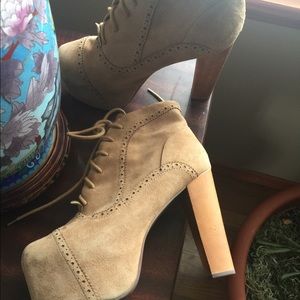 Authentic Jeffery Campbell platform boots